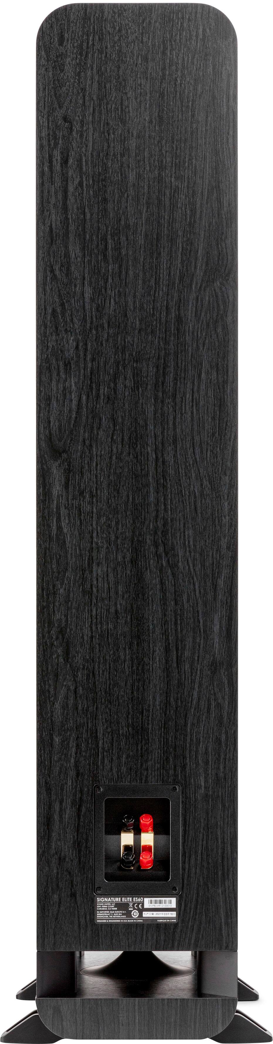 Back. Polk Audio - Signature Elite ES60 Hi-Res Tower Speaker - Stunning Black.