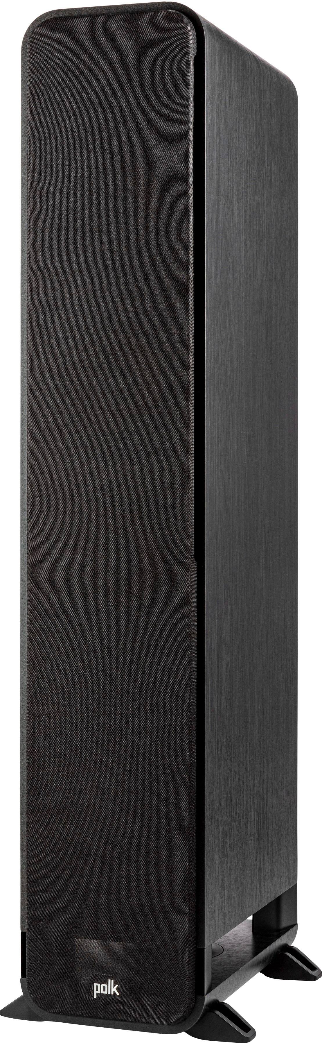 Angle. Polk Audio - Signature Elite ES60 Hi-Res Tower Speaker - Stunning Black.