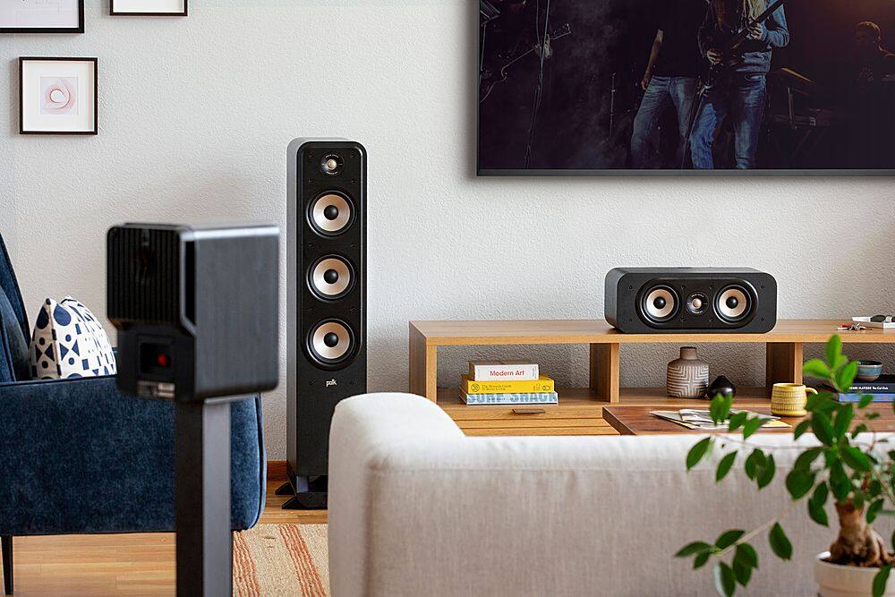 Alt View 12. Polk Audio - Signature Elite ES60 Hi-Res Tower Speaker - Stunning Black.