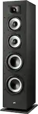 Front. Polk Audio - Monitor XT70 Tower Speaker - Midnight Black.