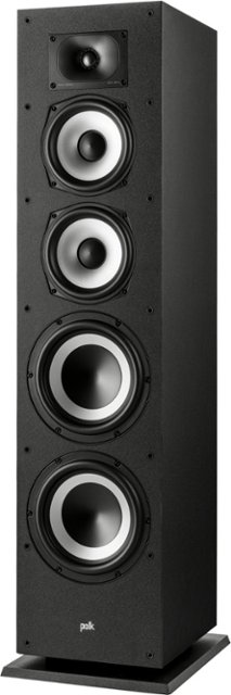 Polk Audio – Polk Monitor XT70 Large Tower Speaker – Hi-Res Audio Certified, Dolby Atmos, DTS:X & Auro 3D Compatible, Midnight Black – Midnight Black