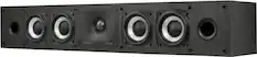 Front. Polk Audio - Monitor XT35 Center Channel Speaker - Midnight Black.
