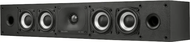 Front. Polk Audio - Monitor XT35 Center Channel Speaker - Midnight Black.