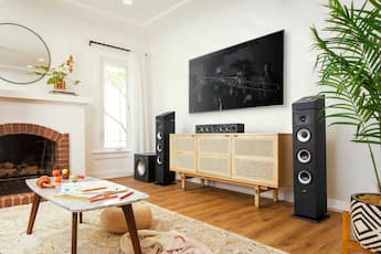 Polk Audio Monitor XT35 Center Channel Speaker Midnight Black Polk Audio Monitor XT35 Center Channel Speaker Midnight Black