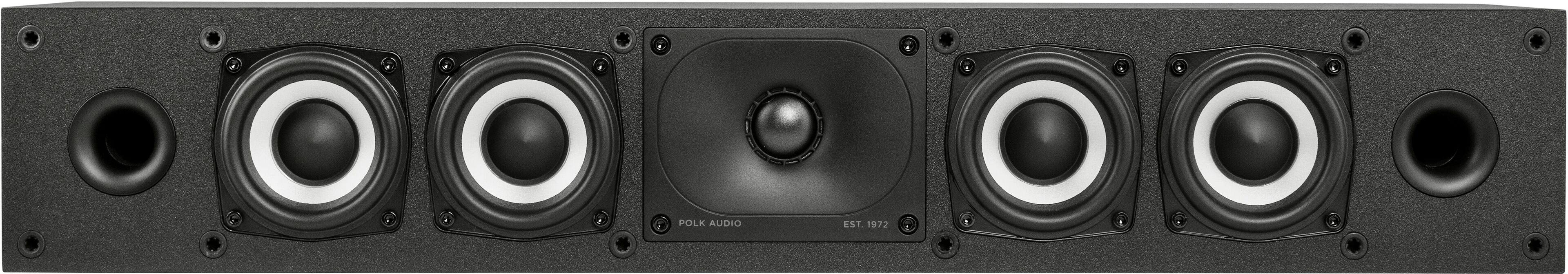 Left. Polk Audio - Monitor XT35 Center Channel Speaker - Midnight Black.