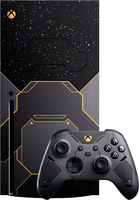 Front Zoom. Microsoft - Xbox Series X - Halo Infinite Limited Edition - Black.