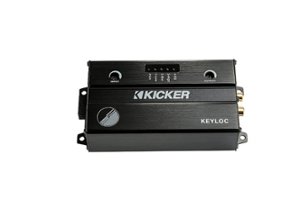 KICKER - DSP-Powered 2-Channel Line Output Converter - Black - Front_Zoom