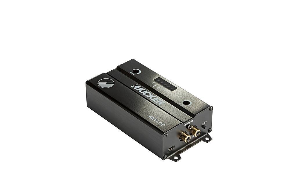 Alt View 11. KICKER - DSP-Powered 2-Channel Line Output Converter - Black.