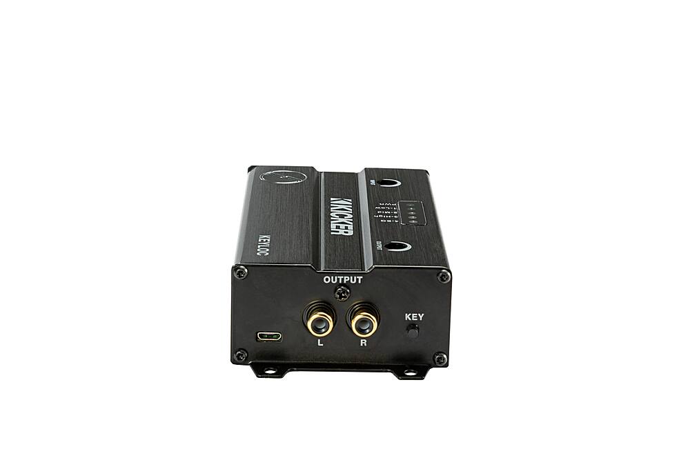 Alt View 12. KICKER - DSP-Powered 2-Channel Line Output Converter - Black.