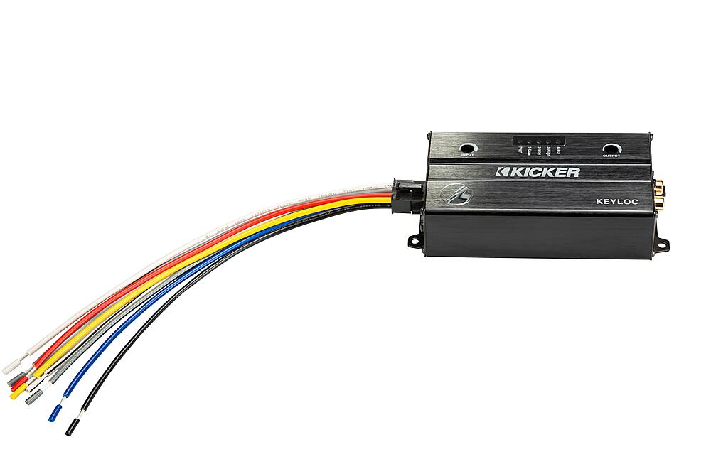 Alt View 13. KICKER - DSP-Powered 2-Channel Line Output Converter - Black.