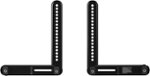 Best Buy essentials™ - Rear Soundbar Wall Mount for Most 15 lb. Soundbars - Black