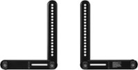 Best Buy essentials™ - Rear Soundbar Wall Mount for Most 15 lb. Soundbars - Black - Front_Zoom