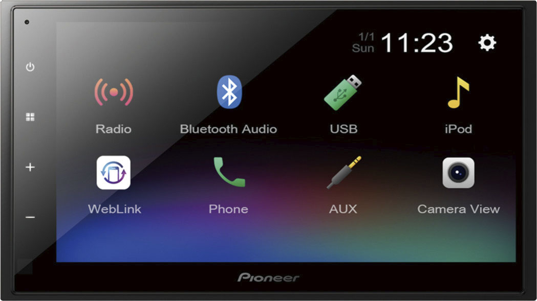 Pioneer - 6.8" - Vozsis with Amazon Bluetooth®, Alexa, Back-up Camera Ready, Smartphone Compatible - Digital Media Receiver - Black
