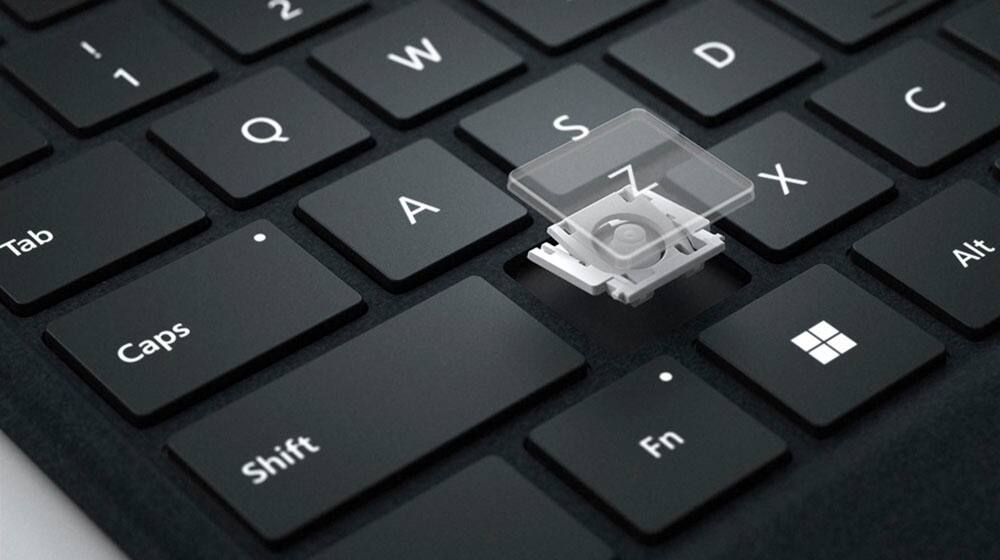 Alt View 11. Microsoft - Surface Pro Signature Keyboard for Pro X, Pro 8 and Pro 9 - Poppy Red Alcantara Material.