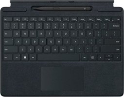 Microsoft - Surface Pro Signature Keyboard for Pro X and Pro 8 with Surface Slim Pen 2 - Black - Front_Zoom