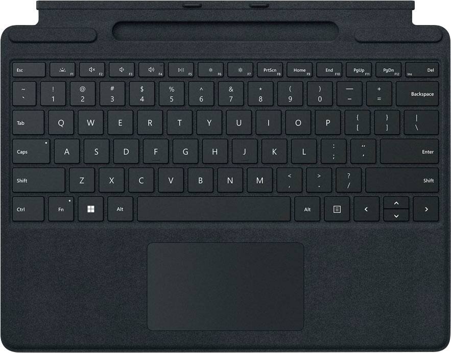Alt View 11. Microsoft - Surface Slim Pen 2 and Pro Signature Keyboard for Pro X, 8, 9 - Black.