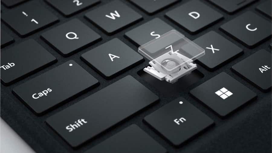 Alt View 14. Microsoft - Surface Slim Pen 2 and Pro Signature Keyboard for Pro X, 8, 9 - Black.