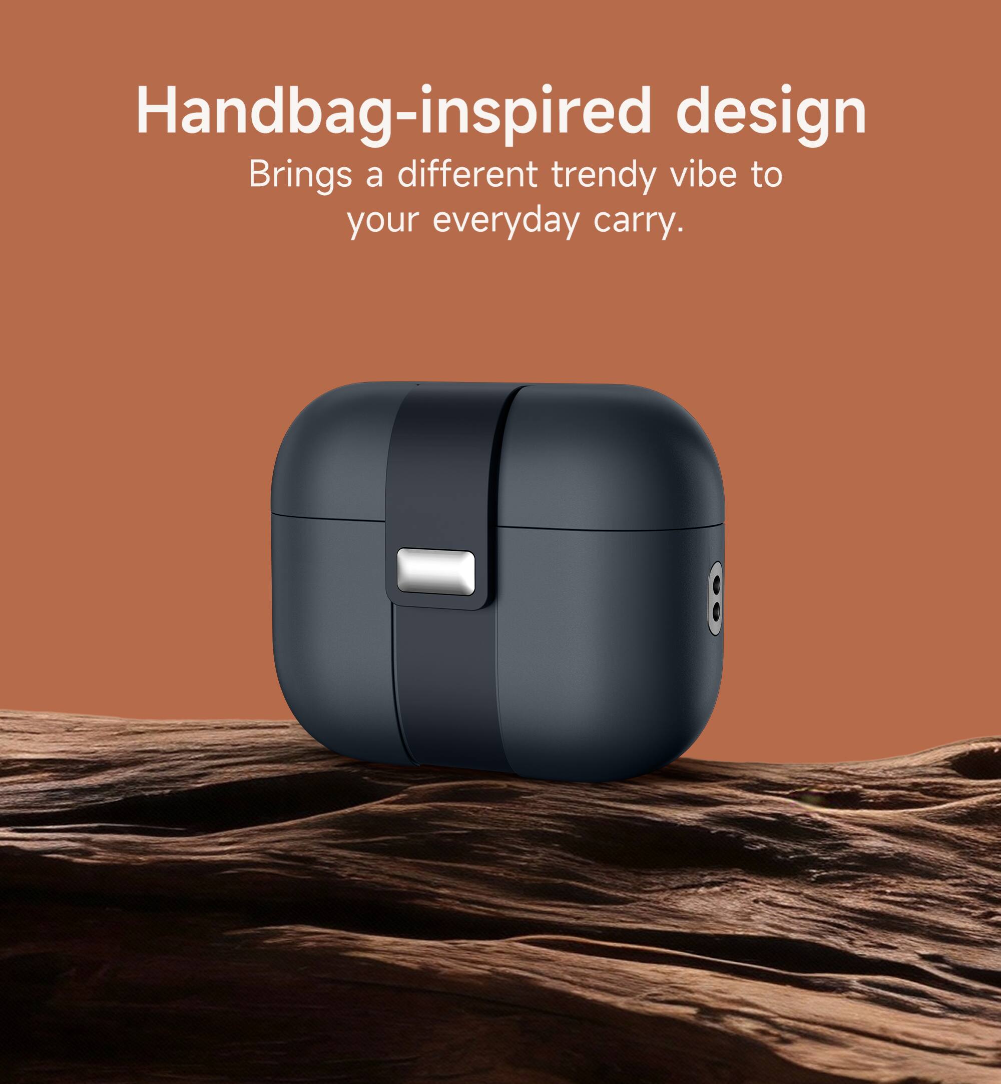 Handbag-inspired design  
Brings a different trendy vibe to your everyday carry.