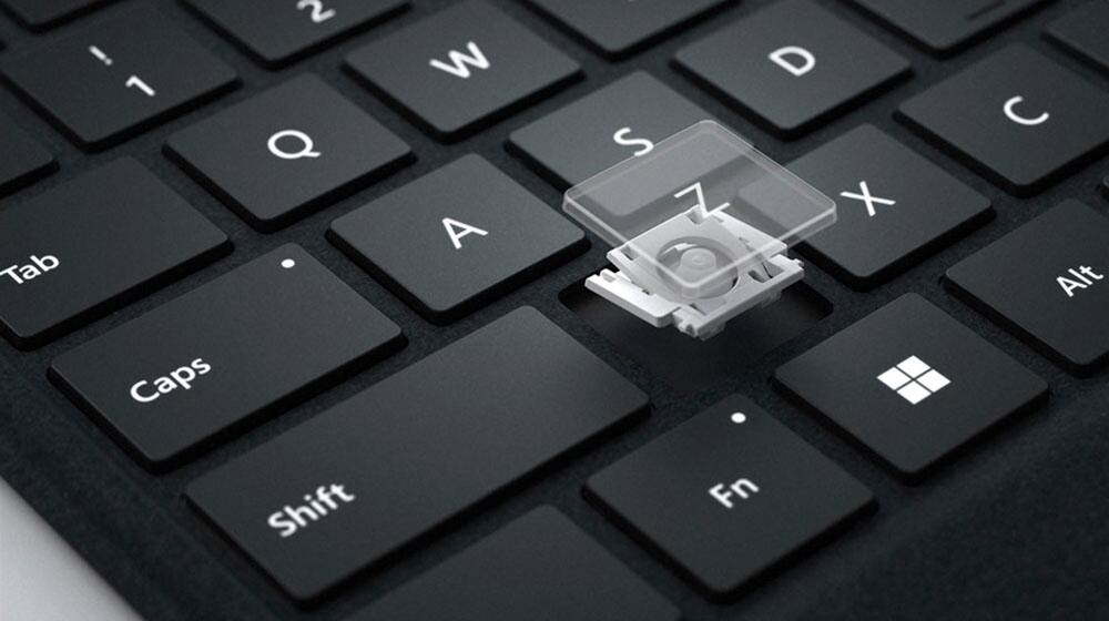 Alt View 11. Microsoft - Surface Pro Signature Keyboard for Pro X, Pro 8 and Pro 9 - Black Alcantara Material.