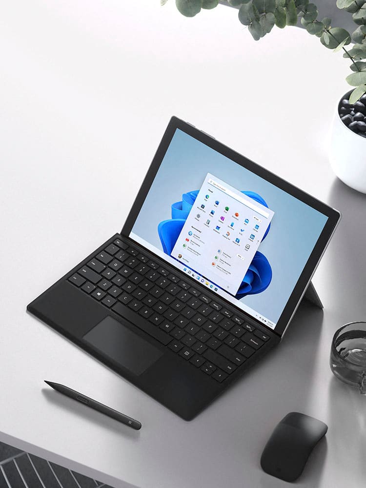 Alt View 16. Microsoft - Surface Pro Signature Keyboard for Pro X, Pro 8 and Pro 9 - Black Alcantara Material.