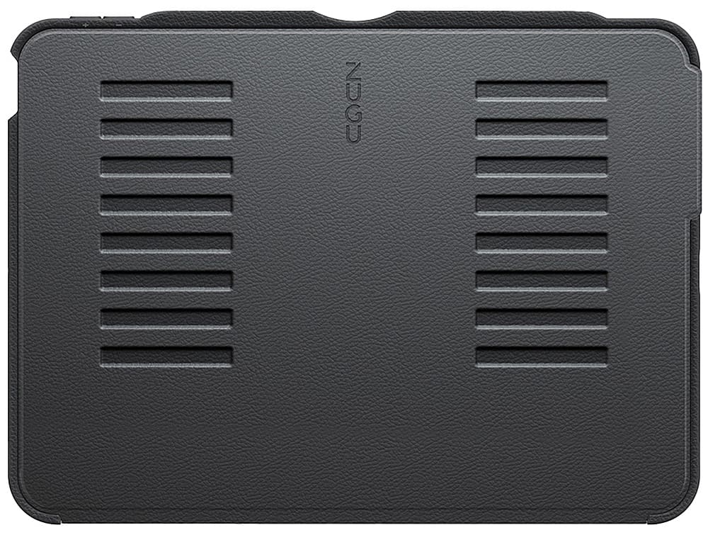 Front. ZUGU - Slim Protective Case for Apple iPad Air 10.9 (4th/5th Generation, 2020/2022) and iPad Air 11 M2 (2024) - Black.