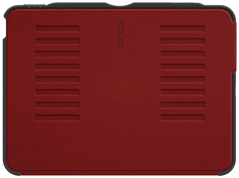 ZUGU - Slim Protective Case for iPad Air 11 M2/M3 (2024/2025) and Apple iPad Air 10.9 (4th/5th Generation, 2020/2022) - Red - Front_Zoom
