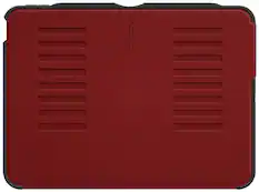 Front. ZUGU - Slim Protective Case for Apple iPad Air 10.9 (4th/5th Generation, 2020/2022) and iPad Air 11 M2 (2024) - Red.
