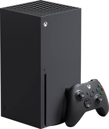 Front. Microsoft - Xbox Series X 1TB Console - Black.