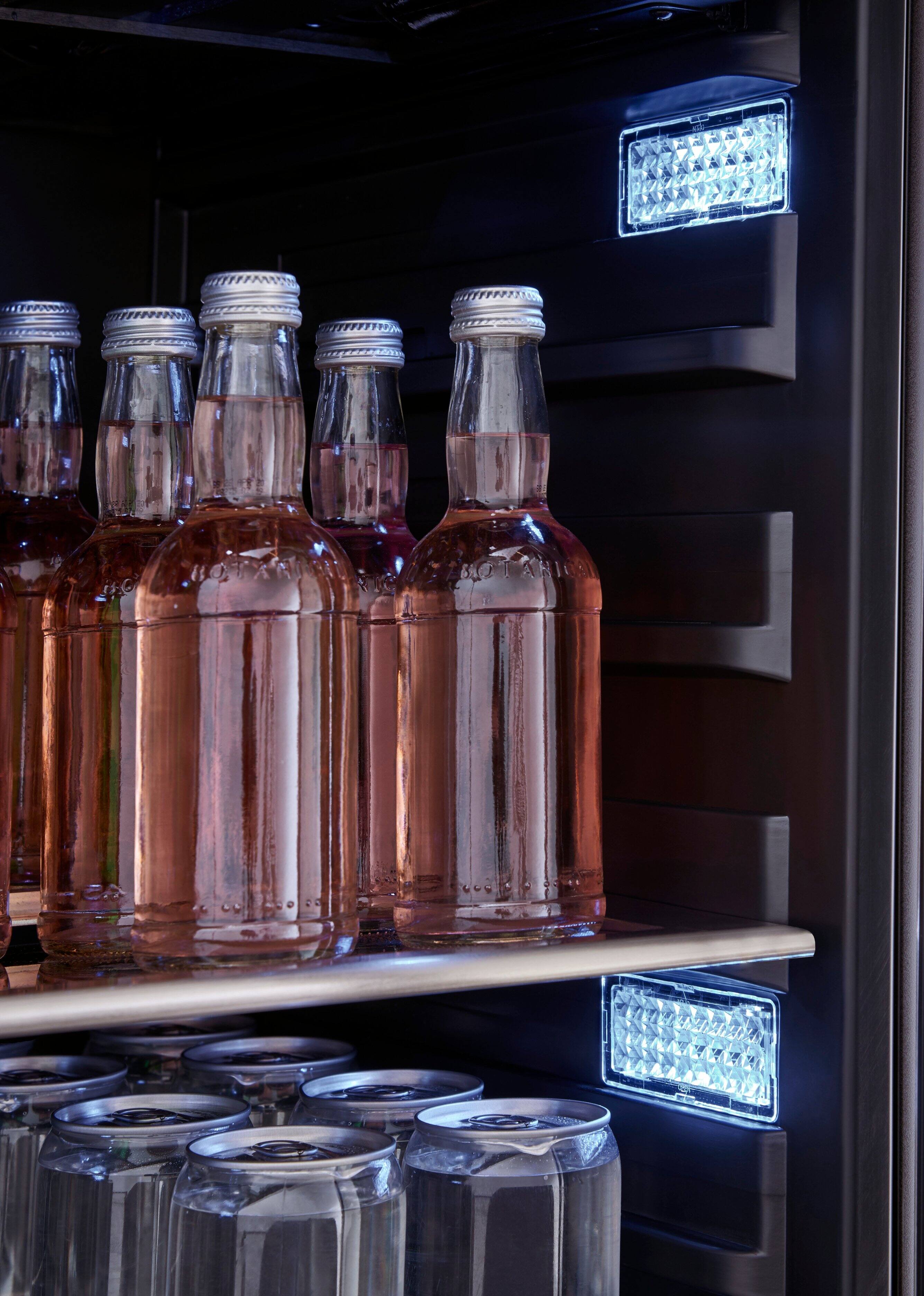 Alt View 20. Zephyr - Presrv 24 in. 7-Bottle and 112 Can ADA Single Zone Beverage Cooler - Silver.