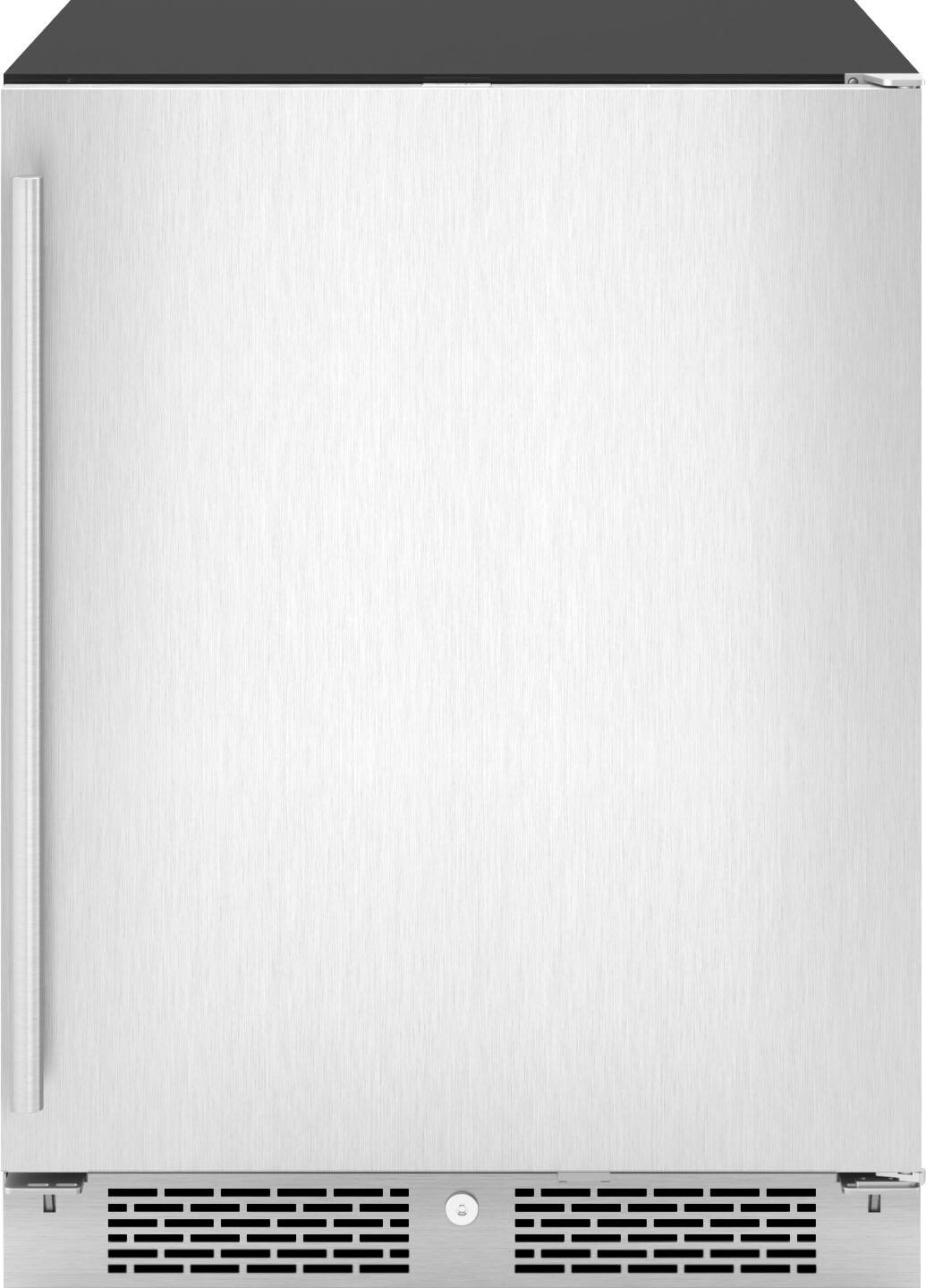 Zephyr - Presrv 24 in. 7-Bottle and 112 Can ADA Single Zone Reversible Door Beverage Cooler - Stainless Steel