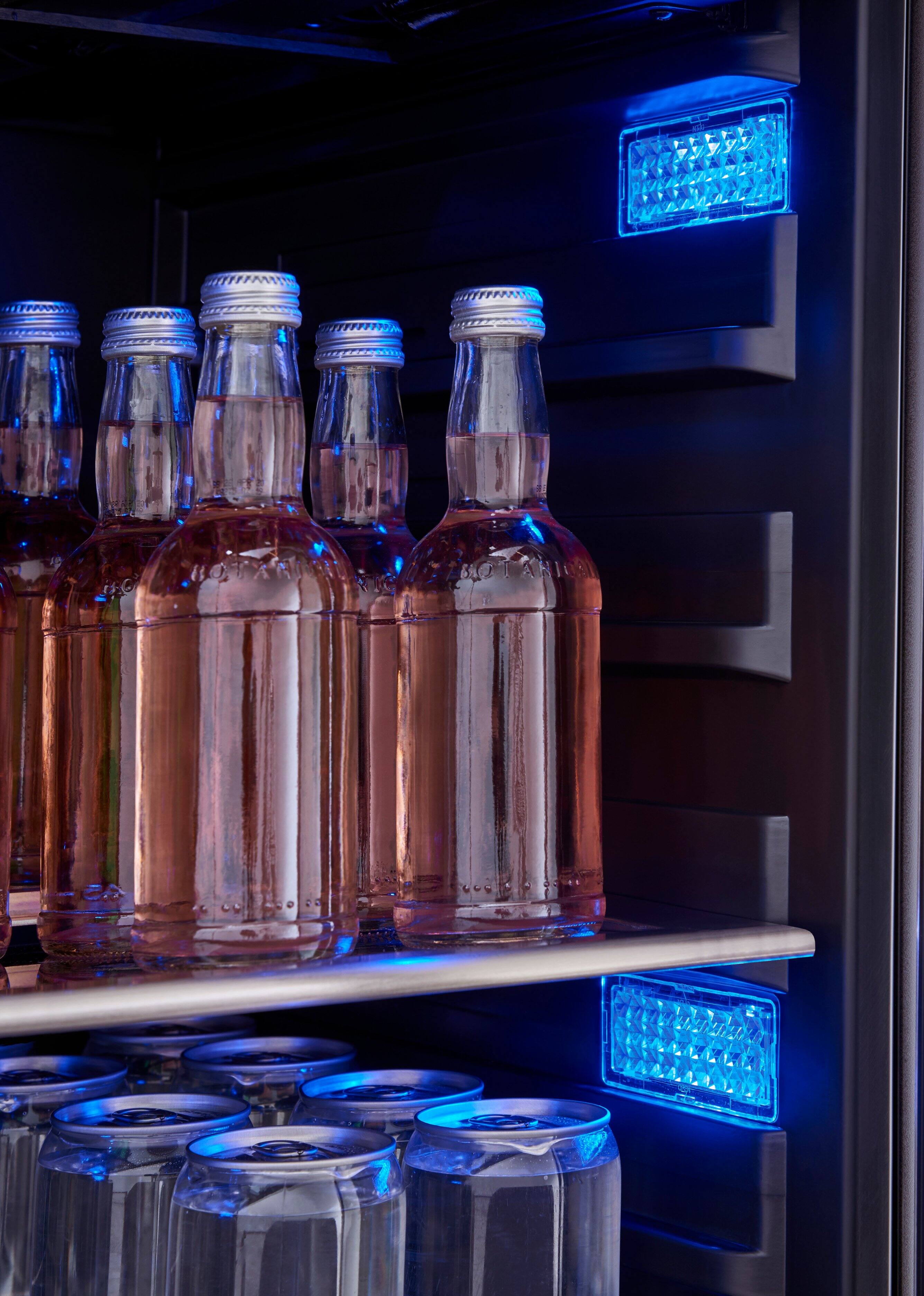 Alt View 18. Zephyr - Presrv 24 in. 7-Bottle and 112 Can ADA Single Zone Reversible Door Beverage Cooler - Stainless Steel.