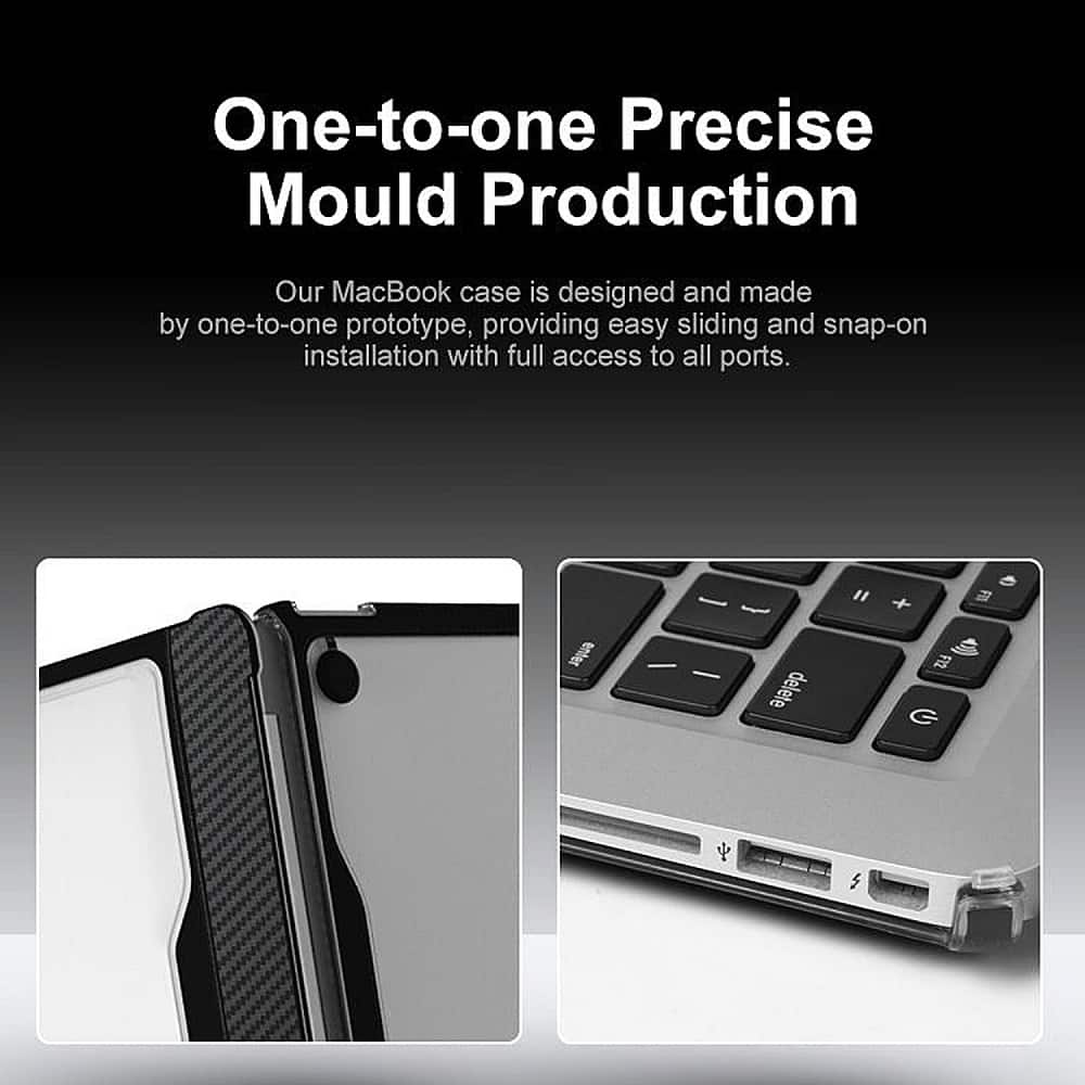 Alt View 12. Techprotectus - New MacBook Air 13 inch Case 2020 2019 2018 Release with Touch ID (Models: M1 A2337 A2179 A1932)..