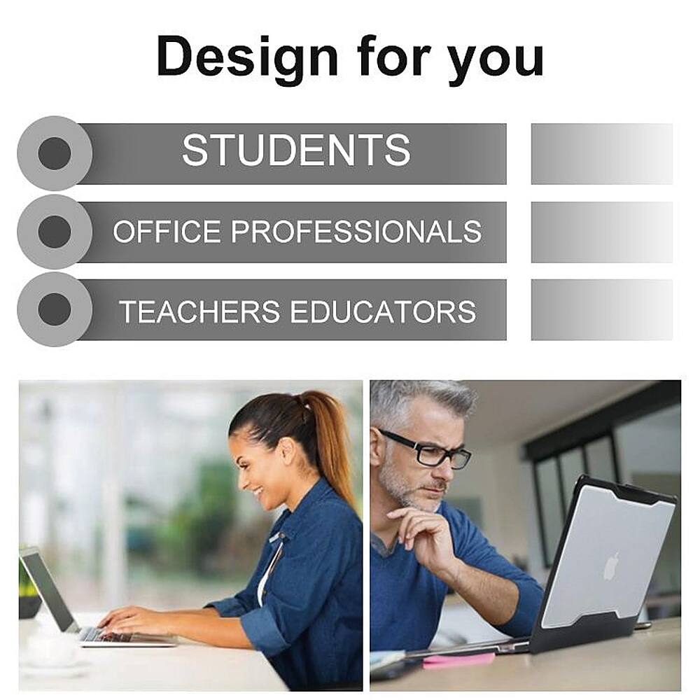 Alt View 13. Techprotectus - New MacBook Air 13 inch Case 2020 2019 2018 Release with Touch ID (Models: M1 A2337 A2179 A1932)..