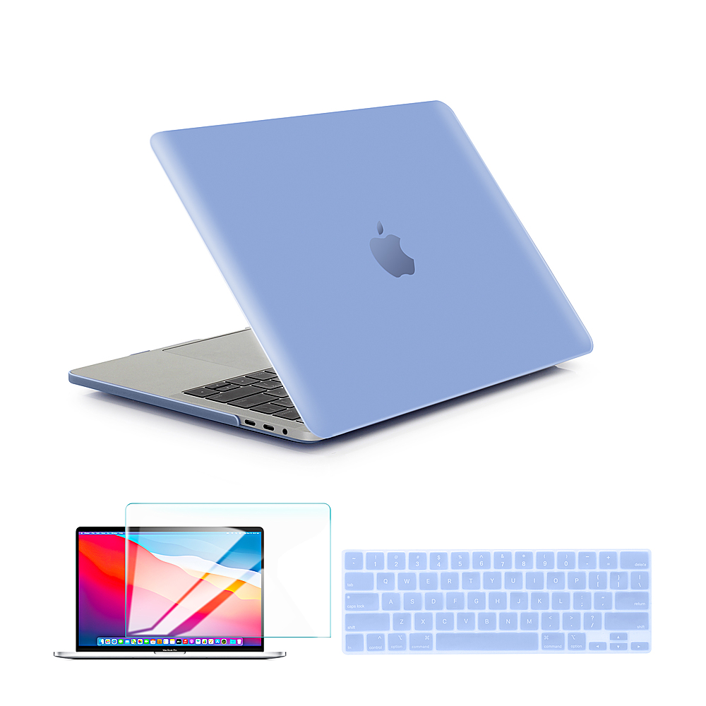 Protective Plastic Hard Shell Case & Keyboard Cover for Mac Air 13 with Touch ID Night Sky KEROM Compatible with MacBook Air 13 inch Case 2020 2019 2018 Release A2337 M1 A2179 A1932