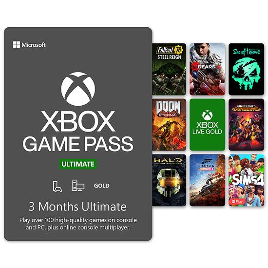 Microsoft PC Game Pass 3-Month Membership [Digital] QHT-00003