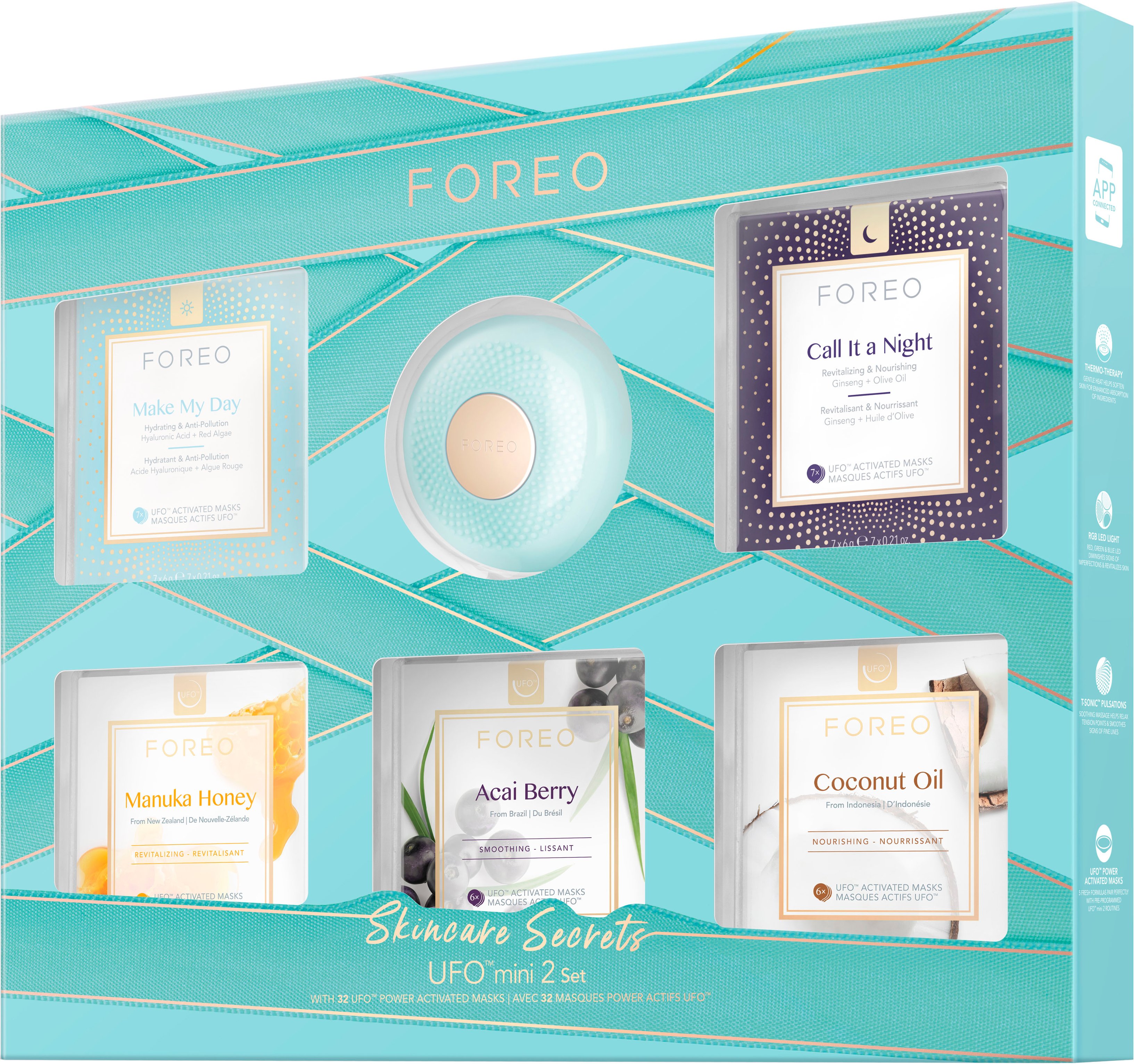 Best Buy: FOREO Skincare F0781 2 Multi Set mini UFO Secret