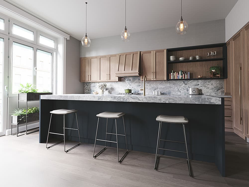 Alt View 13. Zephyr - Vortex 36 in. 390 CFM Insert Range Hood with LED Lights - Stainless Steel.