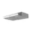 Angle. Zephyr - Breeze II 30 in. 400 CFM Under Cabinet Range Hood with LED Lights - Stainless Steel.