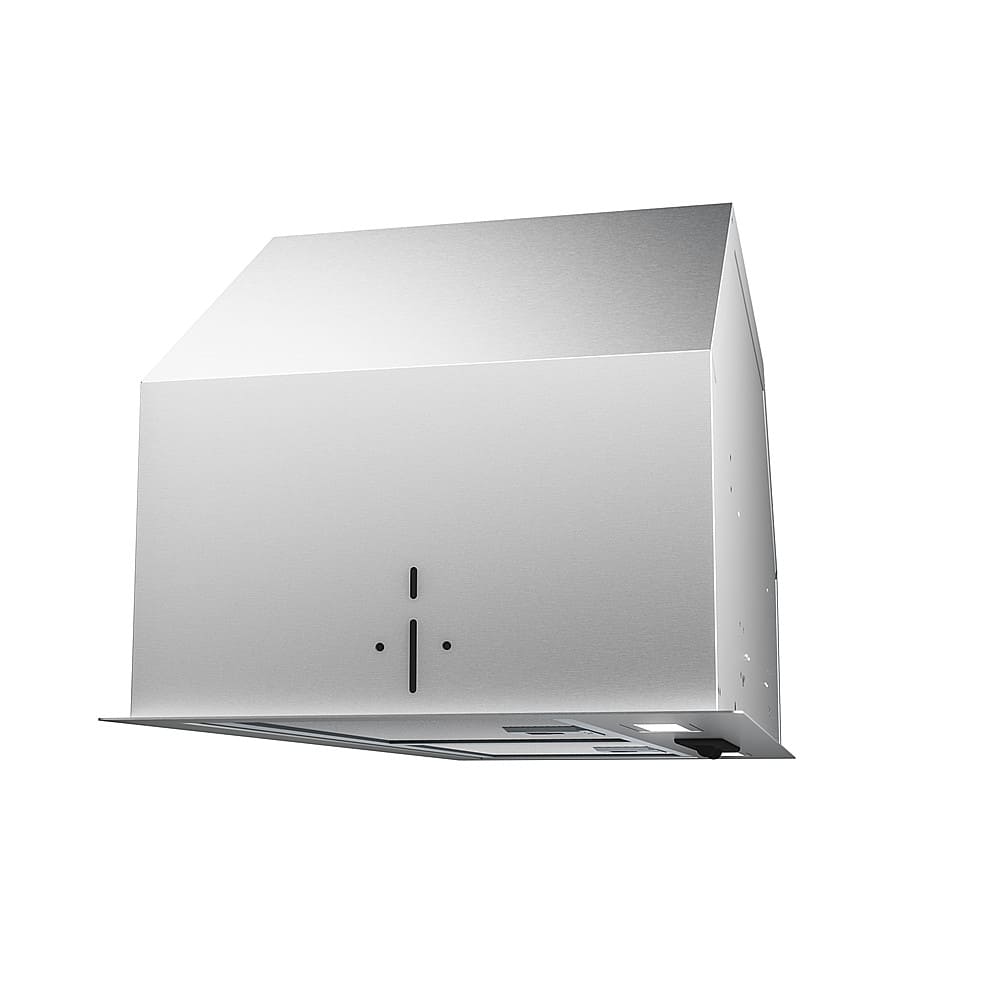 Alt View 17. Zephyr - Twister 28 in. 400 CFM Insert Range Hood with LED Lights - Stainless Steel.