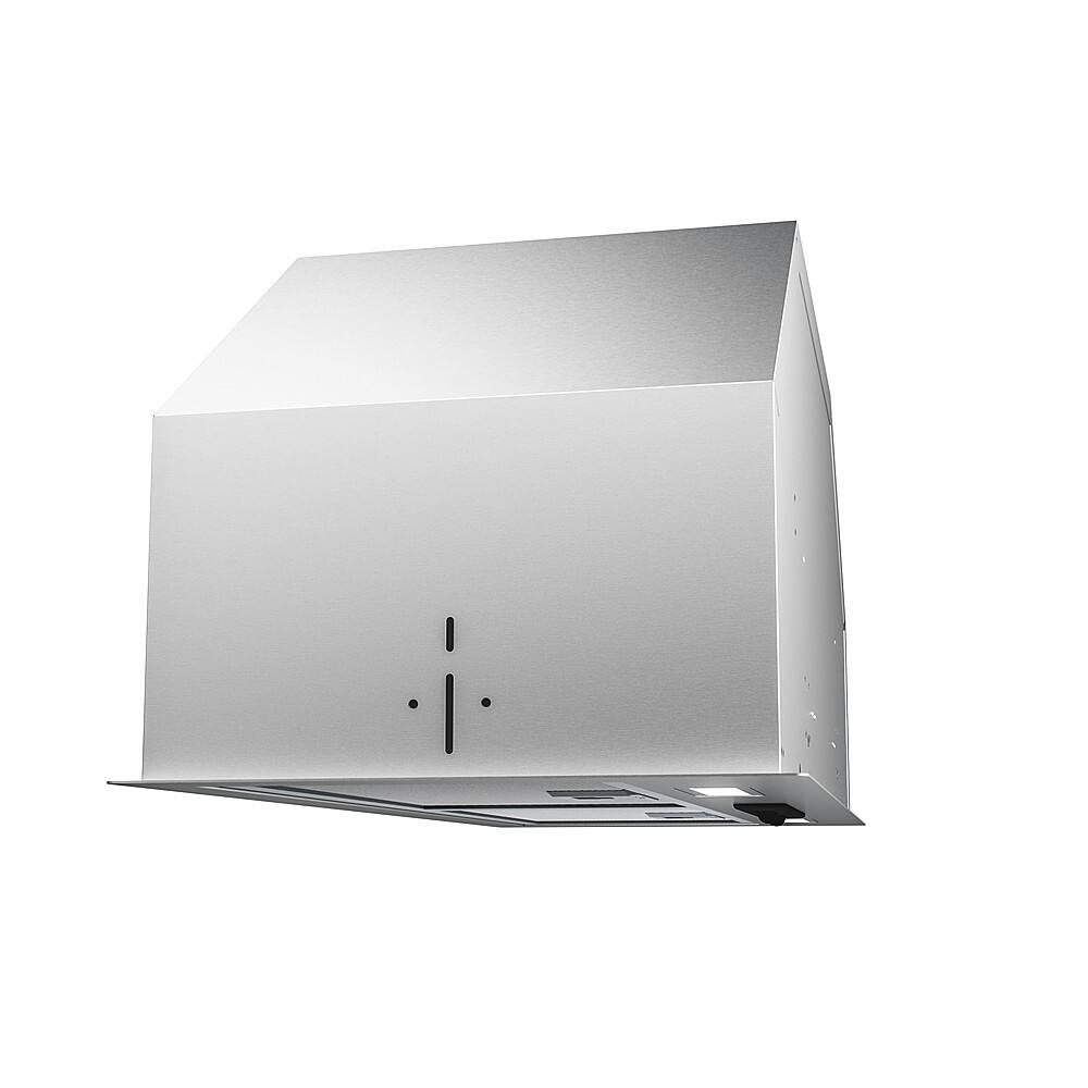 Alt View 17. Zephyr - Twister 28 in. 400 CFM Insert Range Hood with LED Lights - Stainless Steel.