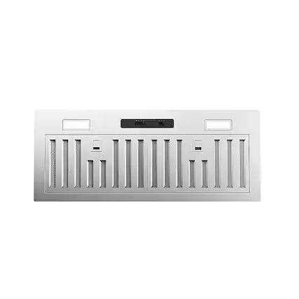 Front. Zephyr - Tornado I 28 in. 600 CFM Insert Range Hood with LED Lights - Stainless Steel.