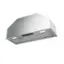 Angle. Zephyr - Tornado I 28 in. 600 CFM Insert Range Hood with LED Lights - Stainless Steel.