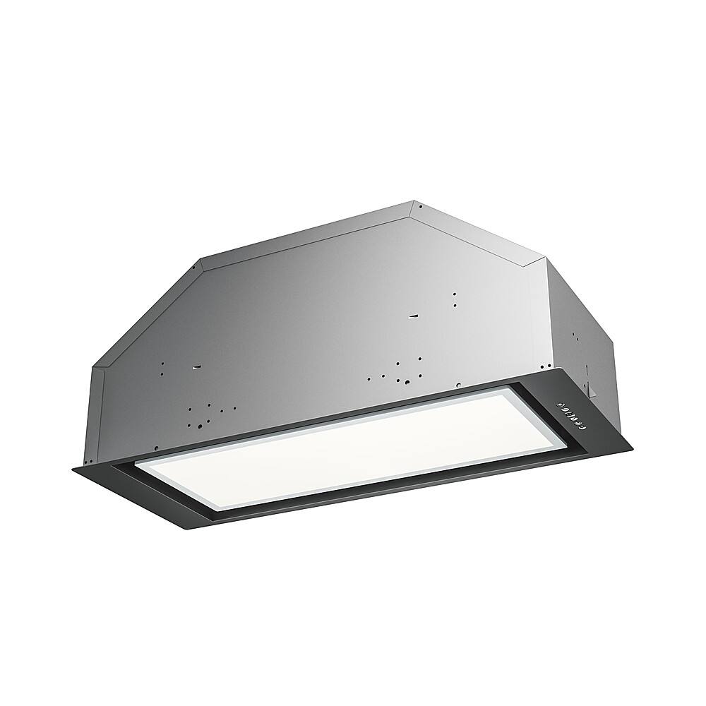Alt View 20. Zephyr - Tornado Glo 28 in. Insert Range Hood with LED Lights - Stainless Steel.