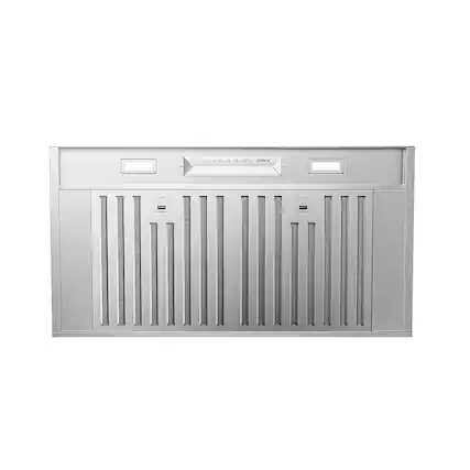 Front. Zephyr - Monsoon Mini II 36 in. 600 CFM Insert Range Hood with LED Lights - Stainless Steel.