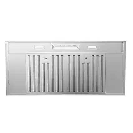 Front. Zephyr - Monsoon Mini II 42 in. 600 CFM Insert Range Hood with LED Lights - Stainless Steel.