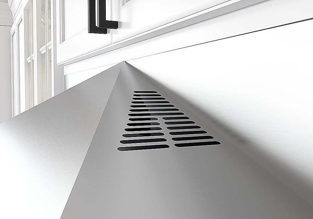 Alt View 17. Zephyr - Pyramid 30 in. 290 CFM Under Cabinet Range Hood with LED Lights - Stainless Steel.