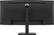 Back. HP - 34" LED Curved WQHD Monitor (HDMI, DisplayPort, USB-C) - Black.