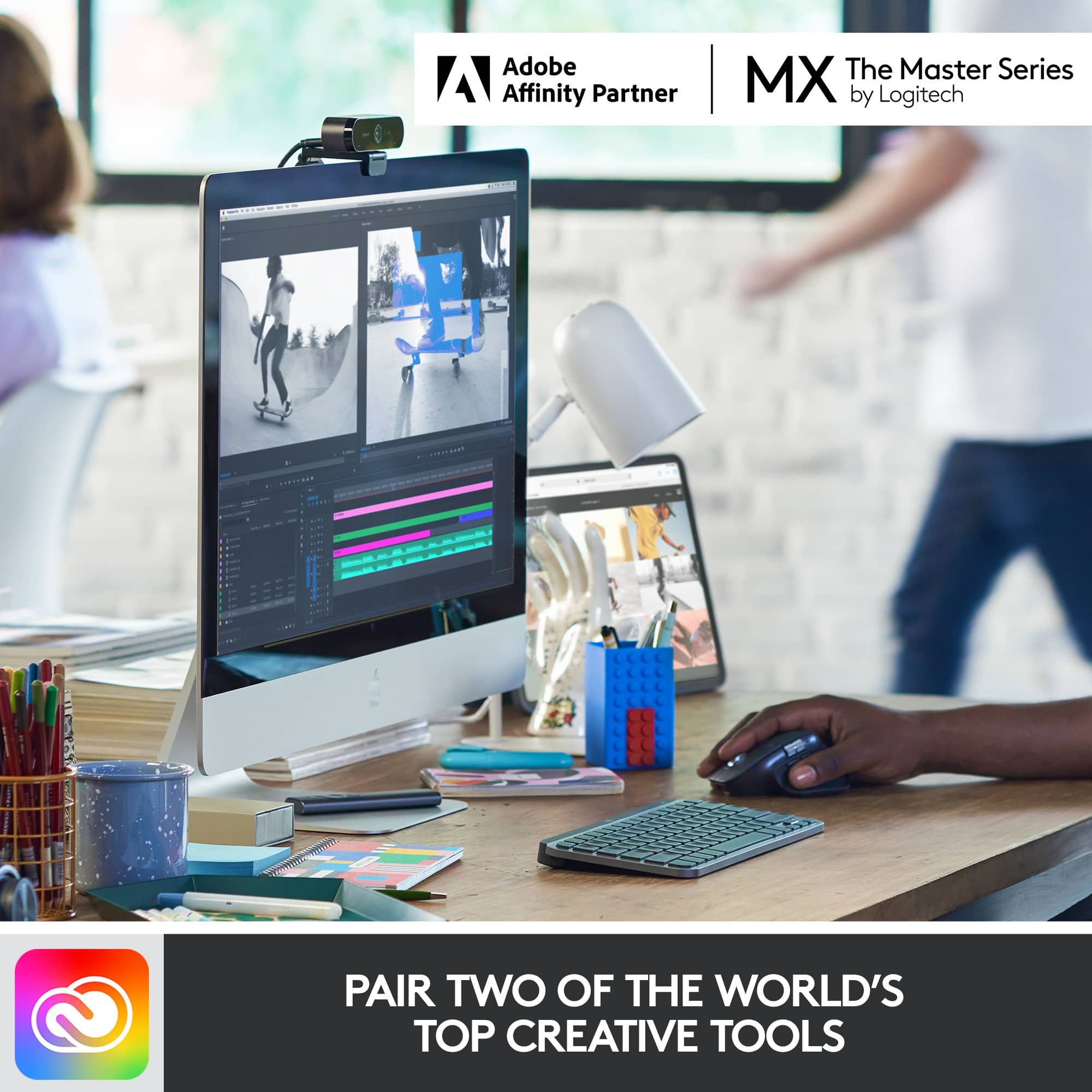 Adobe Affinity Partner MX The Master Series by Logitech. Pair two of the world's top creative tools.