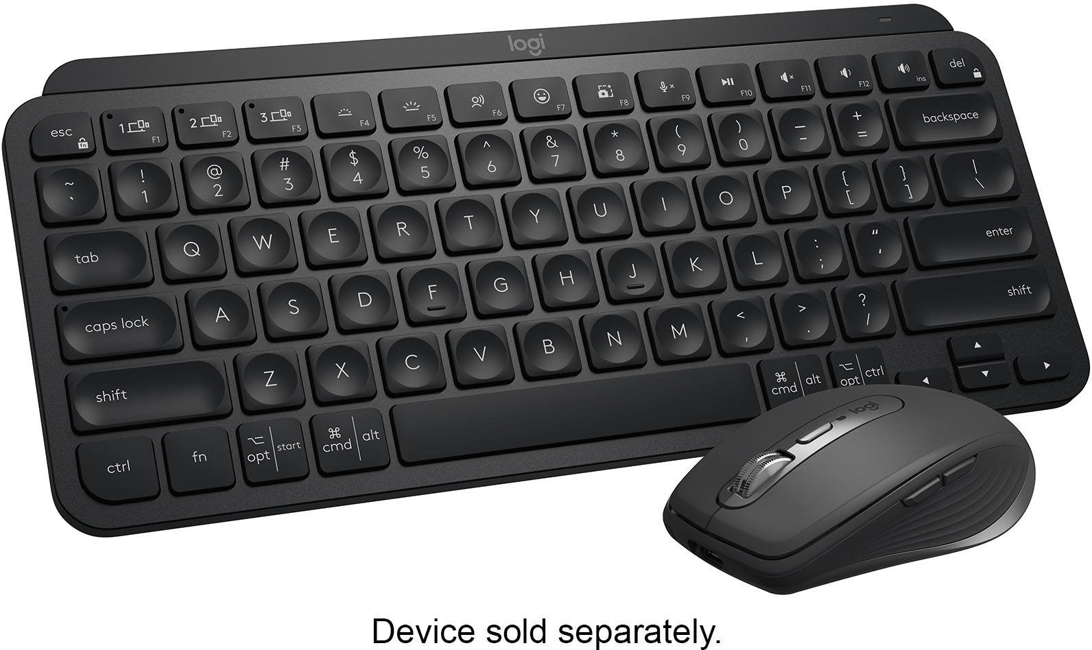 Logitech MX Keys Mini TKL Wireless Bluetooth Scissor Keyboard with