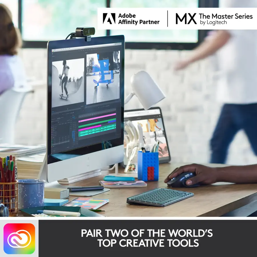 Adobe Affinity Partner MX The Master Series by Logitech Pair Two of the World's Top Creative Tools
